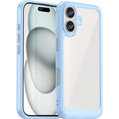 Outer Space case pouzdro / kryt pro Apple iPhone 16 (6,1") clear / blue – Zboží Živě