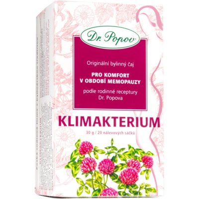 Dr.Popov Klimakterium bylinný čaj pro ženy 20 ks