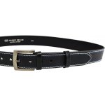 Penny Belts pánský kožený opasek 60012 02NKS-2-B-M černý – Zboží Dáma
