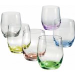 Crystalex Barevné skleničky Club RAINBOW 6 ks 60 ml – Zboží Mobilmania