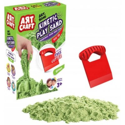 Art Craft Kinetický / Magický písek 500 g ZELENÁ – Zboží Mobilmania