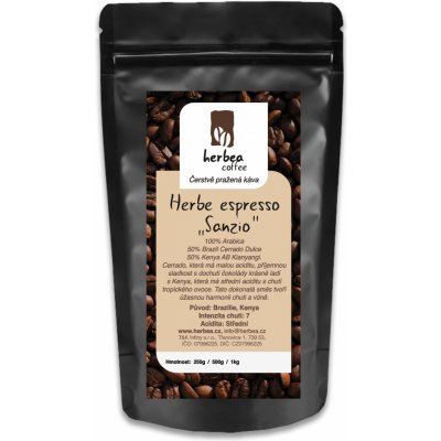 Herbea Coffee Herbe espresso Sanzio 250 g od 199 Kč - Heureka.cz