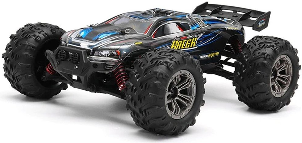 S-Idee SPIRIT RACER SPORT truggy 4WD 2,4 GHz rychlost až 36 km/h RTR modrá 1:16