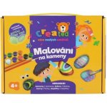 Malování na kameny/oblázky svítící ve tmě s barvami se štětci – Sleviste.cz
