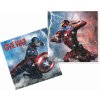 PROCOS Captain America ubrousky červeno modré 20ks 33x33cm 2V