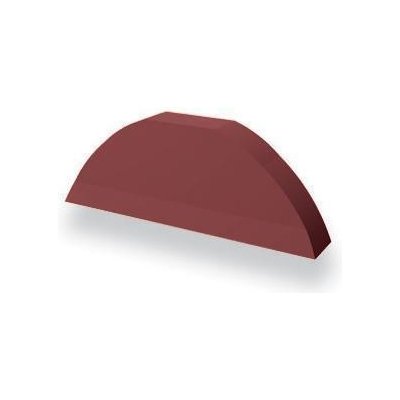 Ruukki Koncovka hřebenáče sedlová Tmavě hnědá – Sleviste.cz