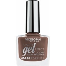 Deborah Gel Effect Nail Enamel gelový lak na nehty 57 Cinnamon Suede 11 ml