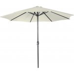 Miadomodo 90702 Slunečník s kličkou 250 cm, krémový – Hledejceny.cz