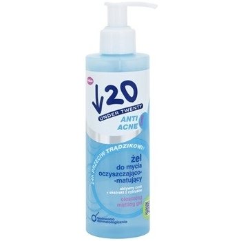 Under Twenty Anti! Acne hloubkově čistící gel proti akné (Cleansing Matting gel) 200 ml