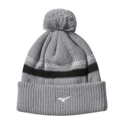 Mizuno Breath Thermo Pom Pom čepice Šedá – Hledejceny.cz