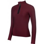 LAURIA GARRELLI Funkční tričko Livigno Ribbed Bordeaux – Zboží Mobilmania