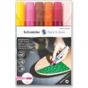 Školní papírové hodiny Akrylový popisovač Schneider Paint-It 320 souprava V3, 6 barev