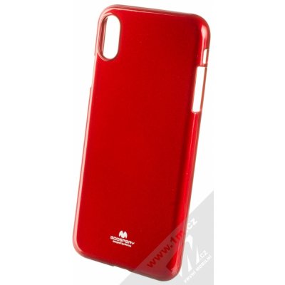 Pouzdro Goospery Jelly Case Apple iPhone XS Max červené – Zboží Mobilmania