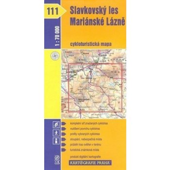 Slavkovský les Mariánské lázně mapa 1:70 000 č. 111