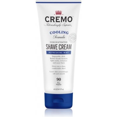 Cremo Refreshing Mint Cooling Shave Cream krém na holení v tubě 177 ml – Zboží Mobilmania