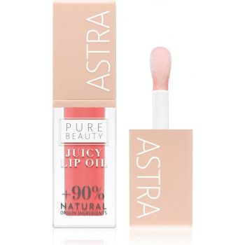 Astra Make-up Pure Beauty vyživující lesk na rty 01 Peach 5 ml