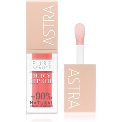 Astra Make-up Pure Beauty vyživující lesk na rty 01 Peach 5 ml