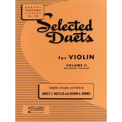 Selected Duets for Violin 2 / Vybraná dueta pro housle 2 první poloha pokročilý – Zbozi.Blesk.cz