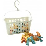 Prohome kolíčky 24 ks +košík EXCLUSIVE – Sleviste.cz