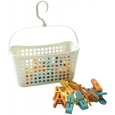 Prohome kolíčky 24 ks +košík EXCLUSIVE – Sleviste.cz