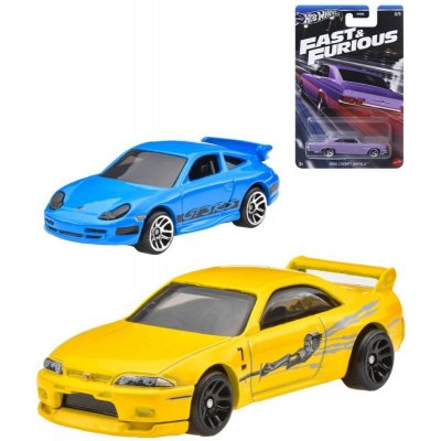 Mattel HOT WHEELS Auto tématické Rychle a zběsile angličák 10 druhů kov – Sleviste.cz