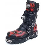 New Rock Vampire Boots 107-S1 Black-Orange – Zboží Mobilmania