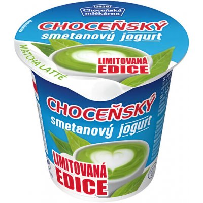 Choceňská mlékárna smetanový jogurt 8% matcha latte 150 g – Zboží Dáma