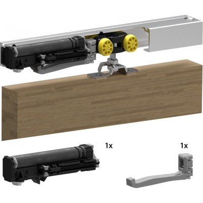 Herkules Silent Stop dovírač s tlumením 60-120 kg 22PASILENT – Hledejceny.cz
