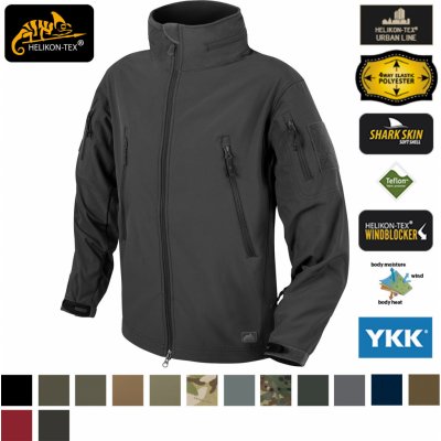 Bunda Helikon-Tex Gunfighter Shark Skin adaptive green – Sleviste.cz