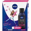 Nivea Expert Beauty MicellAir micelarní voda pro ženy 200 ml + Labello Pink balzám na rty v tužce 3 g + Labello Watermelon balzám na rty 4,8 g dárková sada