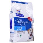 Hill’s Prescription Diet D/D Food Sensitivities Duck & Rice 12 kg – Hledejceny.cz