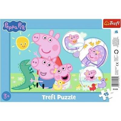 TREFL Prasátko Peppa Nejmilejší prasátko 15 dílků – Hledejceny.cz