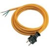 AS Schwabe 70908, Síťový kabel zástrčka/otevřený konec, 1,5 mm², 5 m, oranžová