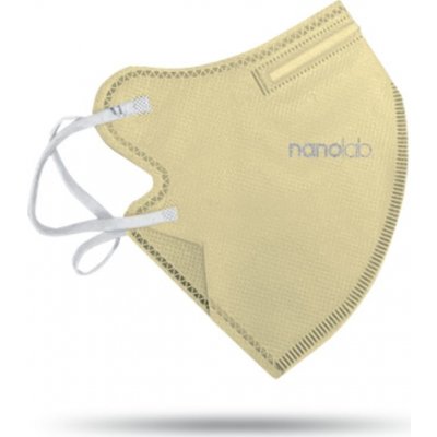Nanolab Dámské nano respirátory FFP2 béžové M 10 ks