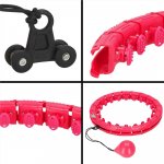 Springos Hula hoop s výstupky 45 cm růžová – Zbozi.Blesk.cz
