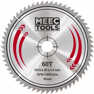 Řezný kotouč 216x30x2,6mm na dřevo pro pilu – Zboží Dáma