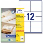 Avery Zweckform LR3424 univerzální etikety 105,0 x 48,0 mm 1200 etiket recyklované bílé – Hledejceny.cz