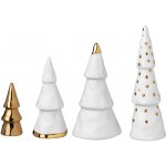 räder Porcelánová dekorace Tree – set 4 ks, bílá barva, porcelán – Hledejceny.cz