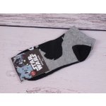 SETINO Ponožky Star wars Hvězdné války nízké kotníkové šedočerné – Zboží Mobilmania