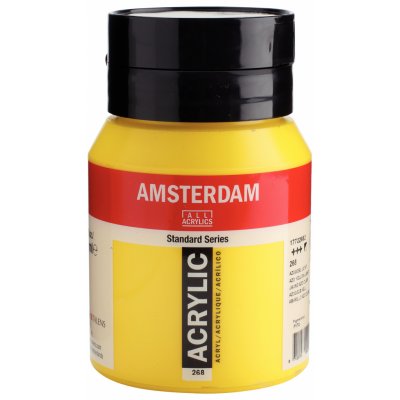 Amsterdam Standard akrylová barva 268 Azo Yellow Light 250 ml – Sleviste.cz