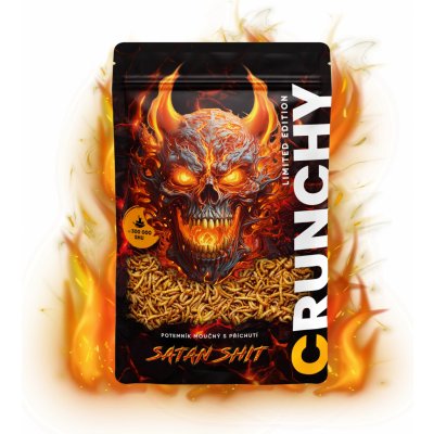 Crunchy Worms s příchutí Satan shit 20 g – Zboží Mobilmania