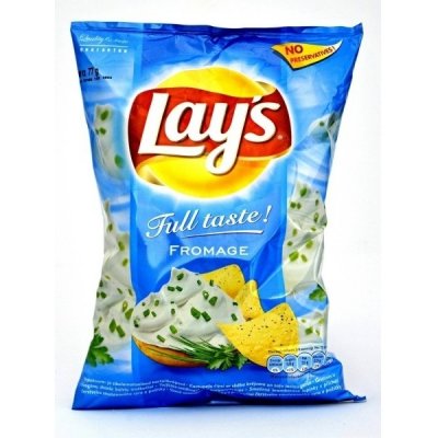 Lays Full Taste Fromage chipsy, brambůrky sýr a pažitka 77g – Zbozi.Blesk.cz