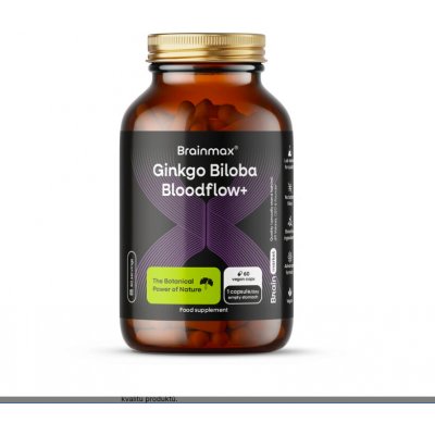 BrainMax Ginkgo Biloba Bloodflow+ 60 rostlinných kapslí – Hledejceny.cz