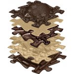 MUFFIK set ortopedických podlah Cesta ježka 6 ks Hnědá – Zbozi.Blesk.cz