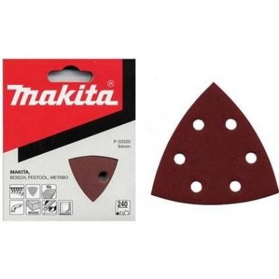 Makita brusné papíry P-33277 pro delta brusky K80 10 ks - pro BO4565 – Hledejceny.cz