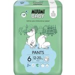 Muumi Baby Pants 6 Junior kalhotkové eko 12-20 kg 36 ks – Hledejceny.cz