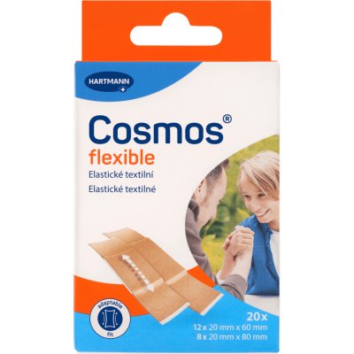 Cosmos Flexible 2 velikosti pružná náplast 20 ks – Zboží Dáma