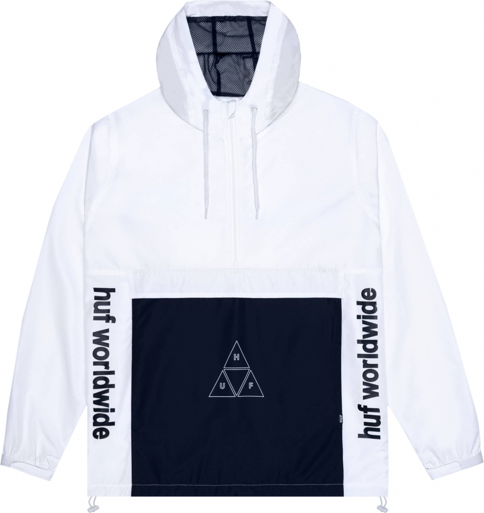 HUF Peak Anorak jacket white