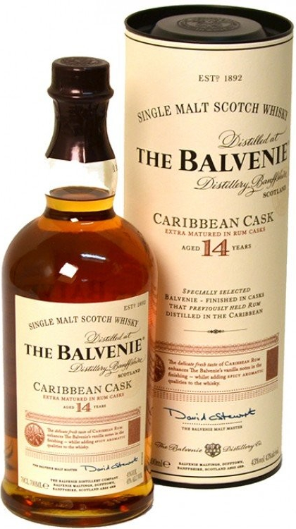 The Balvenie Caribbean Cask 14y 43% 0,7 l (holá láhev)