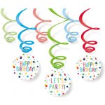 Amscan Dekorační viry Happy Birthday Konfety 70 – Zboží Dáma